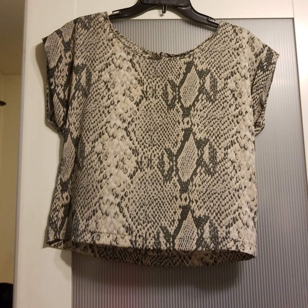 Snake Skin print blouse